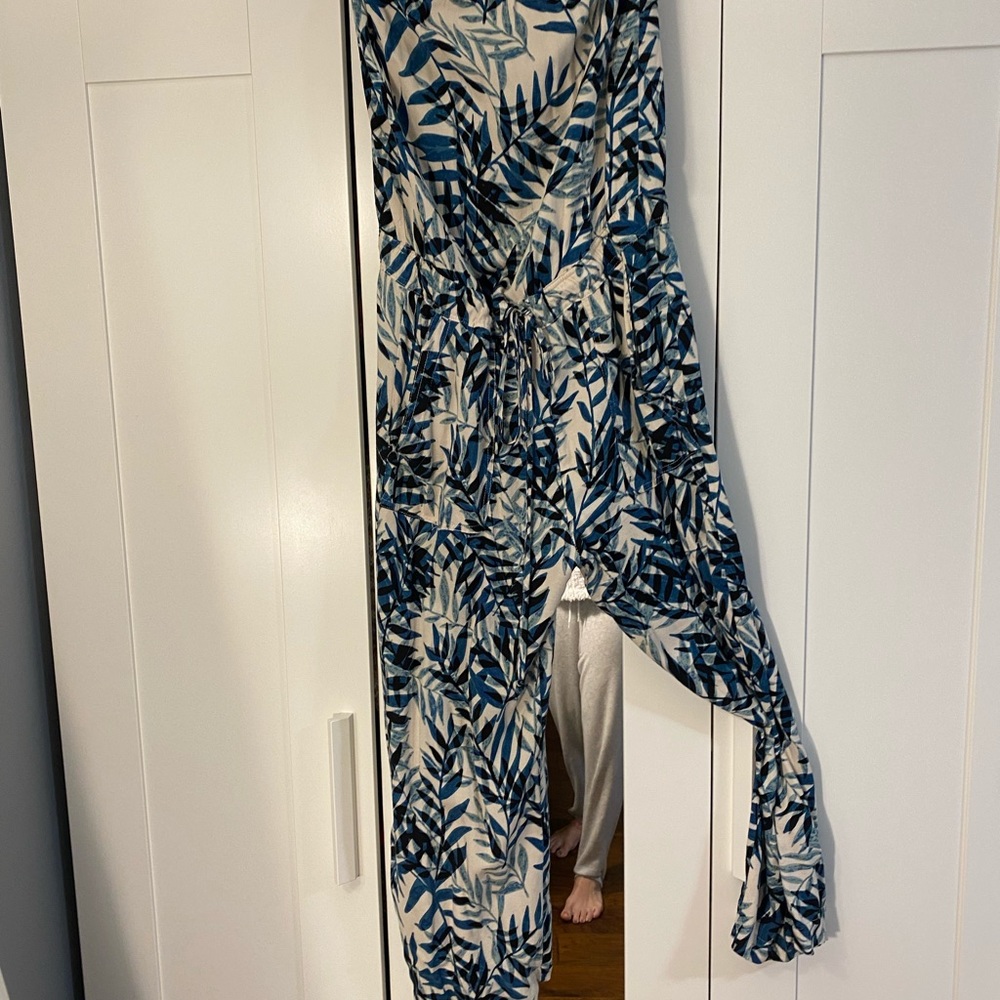 VICI tropical  print strapless romper size small